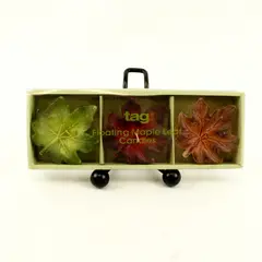 TAG Floating Maple Leaf Candles Autumn Home Decor New