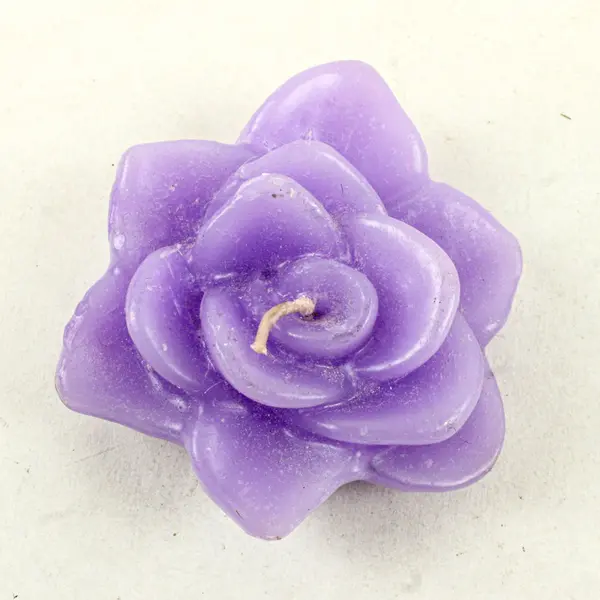 Endar Corp Lot of 3 Floating Rose Candles Purple Gold