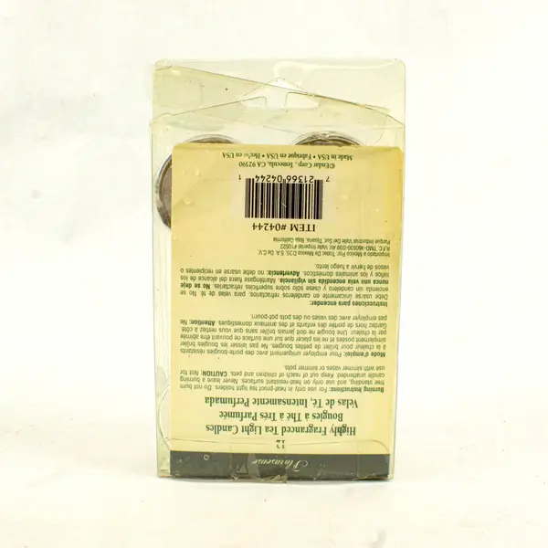 Florasense 12-Pack White Gardenia Scented Tea Light Candles New Open Box