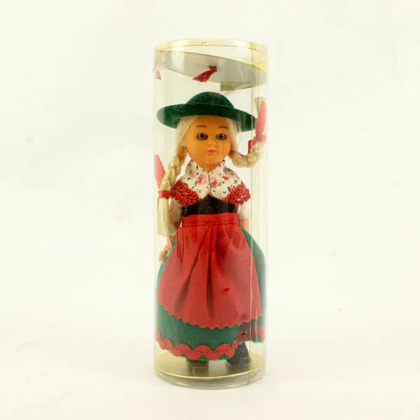 Vintage Bavarian German Girl Doll Alpine Felt Outfit Dutch Novelties Collectible