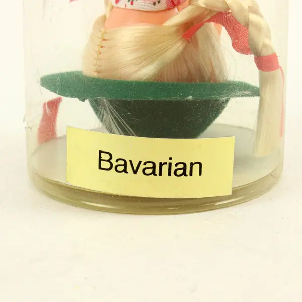 Vintage Bavarian German Girl Doll Alpine Felt Outfit Dutch Novelties Collectible