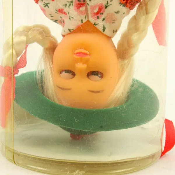 Vintage Bavarian German Girl Doll Alpine Felt Outfit Dutch Novelties Collectible