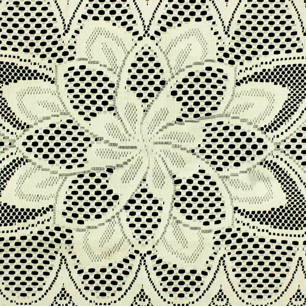 Vintage Filet Crochet Lace Table Runner
