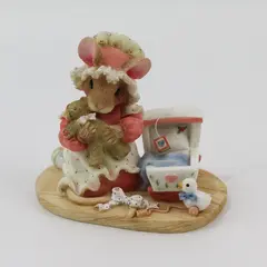 1995 Enesco Priscilla Hillman Mouse Tales Hush My Baby My Doll 160687