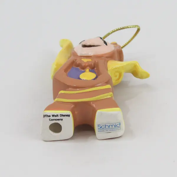  Schmid Disney Beauty And The Beast Cogsworth Christmas Ornament