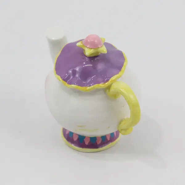 Schmid Walt Disney Co. Beauty and the Beast Mrs. Potts Ceramic Figurine 
