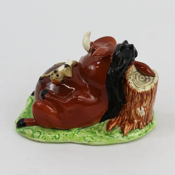 1994 Schmid Disney The  Lion King Timon And Pumbaa Ceramic Figurine