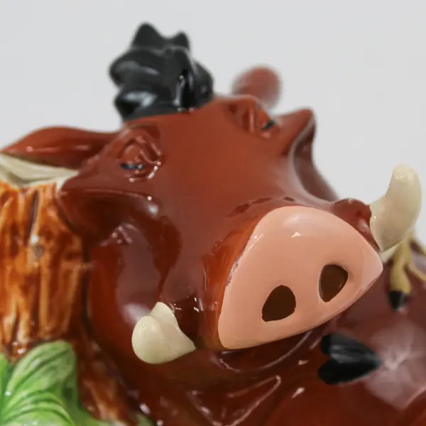 1994 Schmid Disney The  Lion King Timon And Pumbaa Ceramic Figurine
