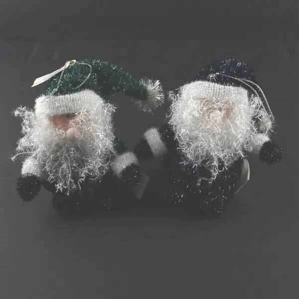 Lot of 3 Accents & Occasions Snowman and Santa Christmas Ornaments