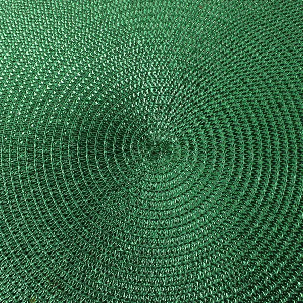Lot of 6 Shiny Red and Green Round Christmas Placemats 15"