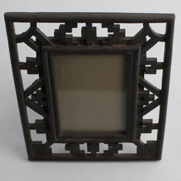 Brown Southwestern-Style Resin Tabletop Picture Frame 3.5x5