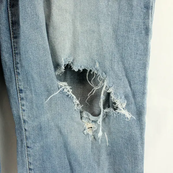 Old Navy O.G. Loose Jeans Women's 10 Distressed High Rise Straight Leg