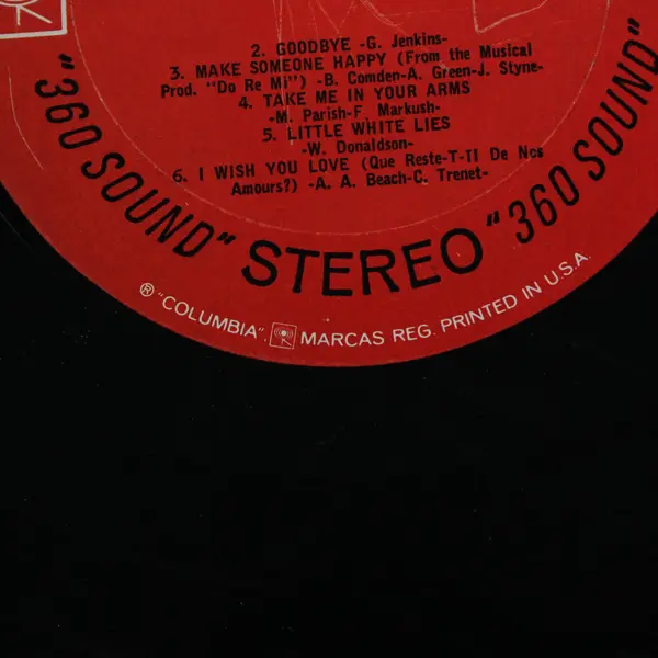 Robert Goulet Two Of Us 12" Vinyl Columbia CS 8626