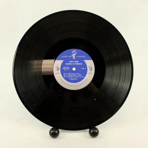 Cabot CAB 4101 Let's Sing Songs in French 12" LP w/ Booklet