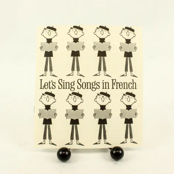 Cabot CAB 4101 Let's Sing Songs in French 12" LP w/ Booklet