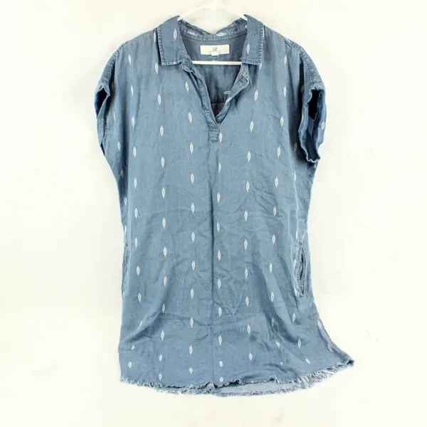 Women's Thread+Supply Light Blue Tunic Shirt Dress Size L