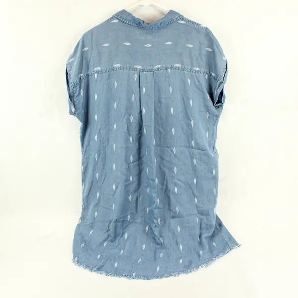 Women's Thread+Supply Light Blue Tunic Shirt Dress Size L