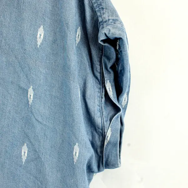 Women's Thread+Supply Light Blue Tunic Shirt Dress Size L