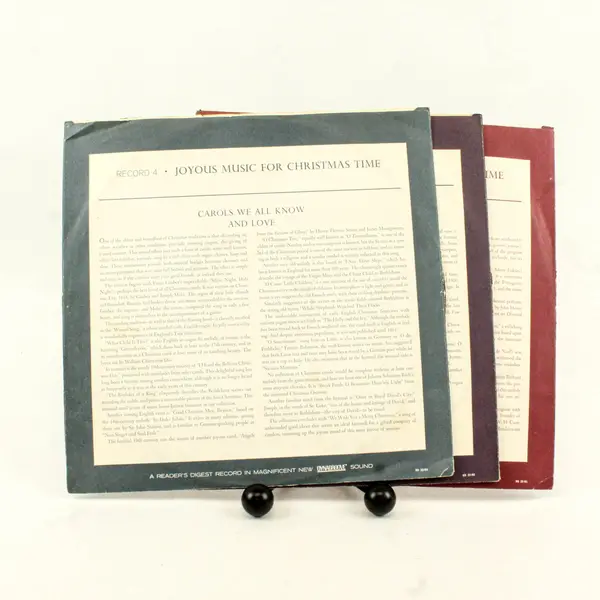 Reader's Digest Joyous Music for Christmas Time 3 of 4 LPs Missing Record 3