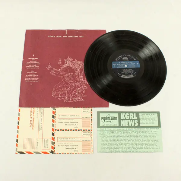 Reader's Digest Joyous Music for Christmas Time 3 of 4 LPs Missing Record 3