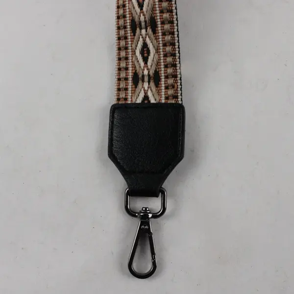 Geometric Woven Adjustable Bag Strap (17" L), New Cond.  