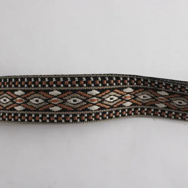Geometric Woven Adjustable Bag Strap (17" L), New Cond.  