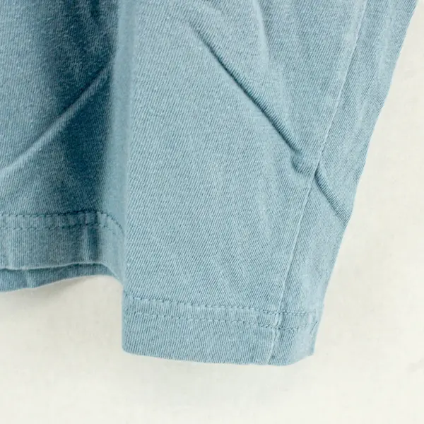 Cherokee Women's Light Blue Short Sleeve 100% Cotton Knit T-Shirt Large