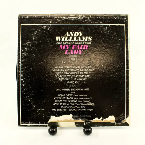 Andy Williams The Great Songs From My Fair Lady 12" LP Columbia