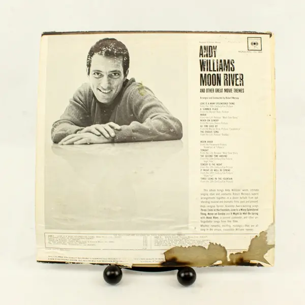 Andy Williams Moon River & Other Great Movie Themes Columbia CL 1809 LP