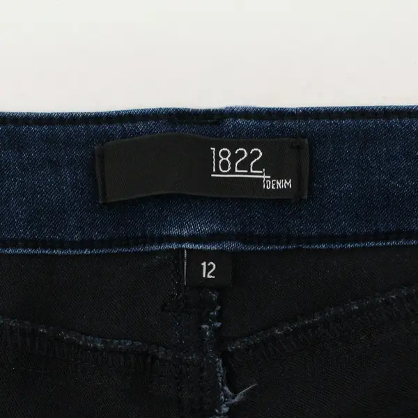 1822 Denim Dark Blue Jean Shorts Size 12