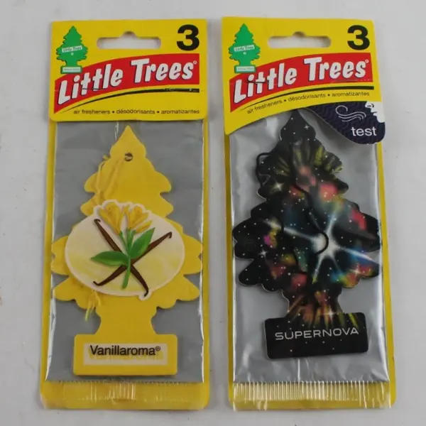 Mixed Lot 2 Partial Little Trees Air Fresheners Vanillaroma Supernova 3 Total