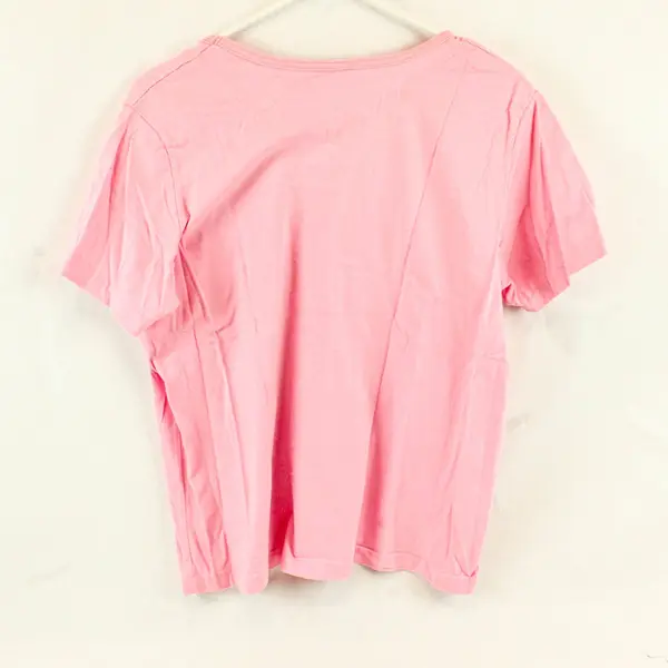 Vintage Cherokee Light Pink Short Sleeve 100% Cotton Knit T-Shirt Women's Large