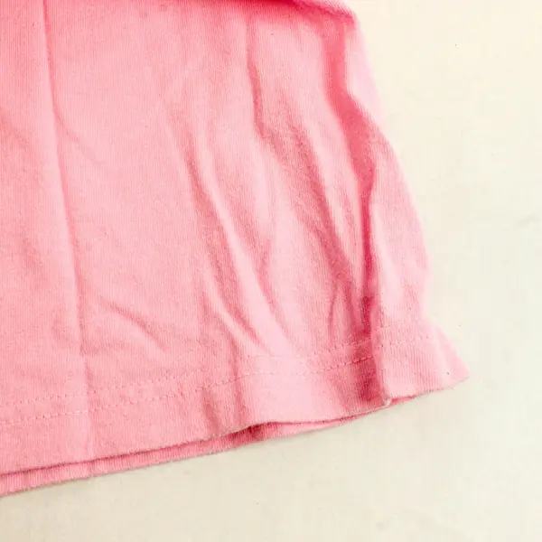 Vintage Cherokee Light Pink Short Sleeve 100% Cotton Knit T-Shirt Women's Large