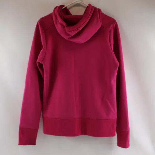Under Armour Cold Gear Pink Semi-Fitted Zip Up Hoodie Women's L