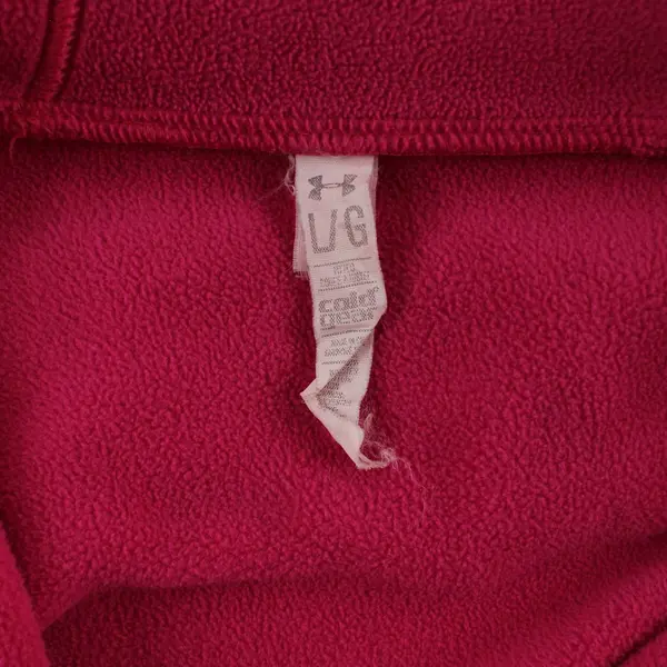 Under Armour Cold Gear Pink Semi-Fitted Zip Up Hoodie Women's L