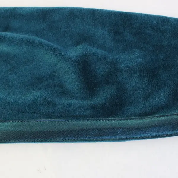New York Laundry Teal Velour Zip-Up Track Jacket Women's Large