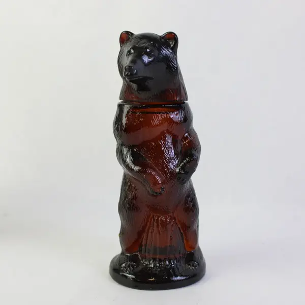 Vtg Avon Kodiak Bear Decanter Deep Woods After Shave