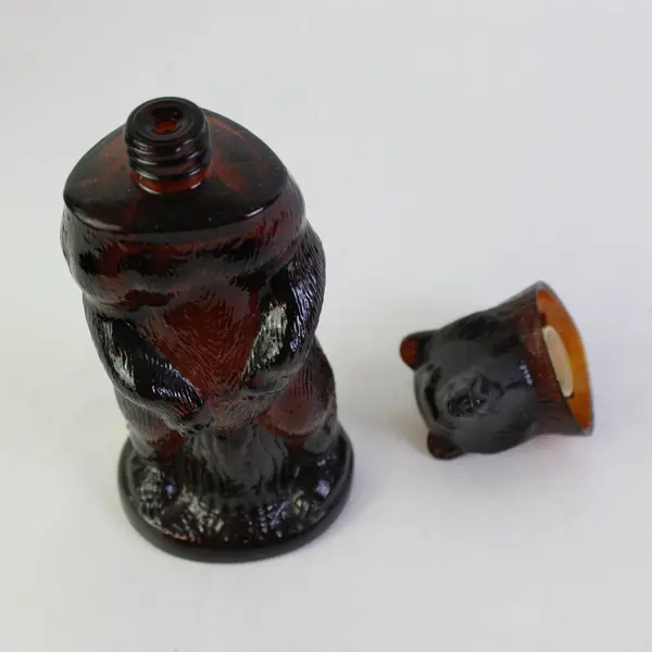 Vtg Avon Kodiak Bear Decanter Deep Woods After Shave