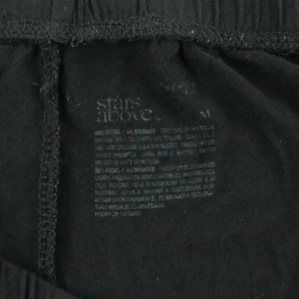 Stars Above Sleep Shorts Women's Medium Black Modal Blend Pajama