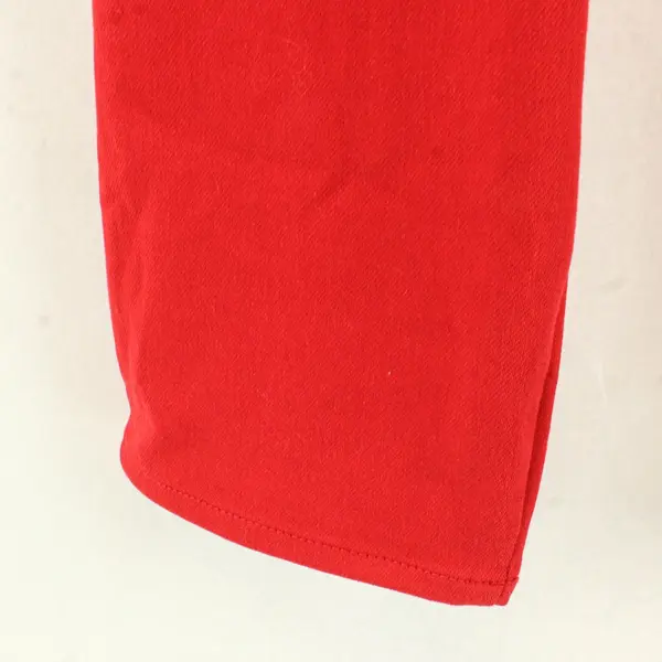 Faded Glory Red Pull-On Cropped Pants Women's XL 16-18