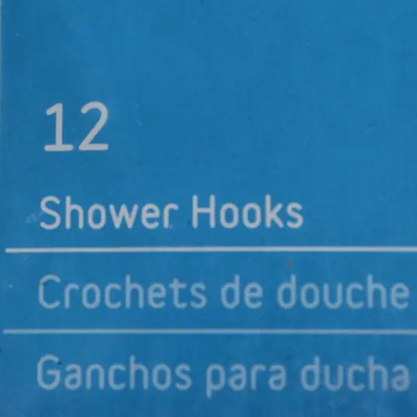 Style Selections #0135494 Chrome Shower Hooks 12-Count