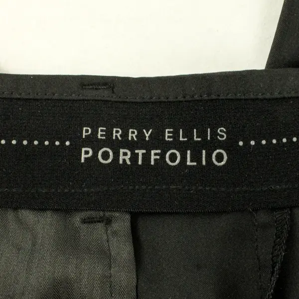 Perry Ellis Portfolio Black Flex Stretch Dress Pants Men's 32x32