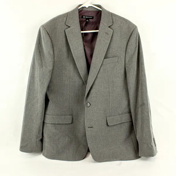 INC International Concepts Gray Suit Jacket Men's Large Slim Fit