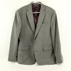 INC International Concepts Gray Suit Jacket Men's Large Slim Fit