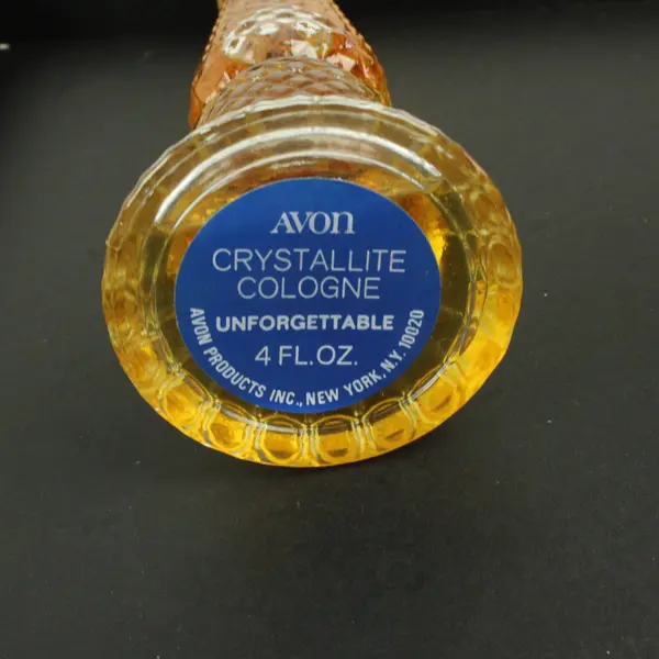 Vintage Avon Crystallite Cologne Unforgettable Candlestick NIB