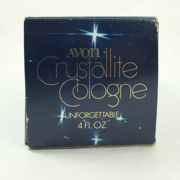 Vintage Avon Crystallite Cologne Unforgettable Candlestick NIB