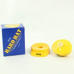 Vintage Avon Foreman Yellow Hard Hat Deep Woods After Shave