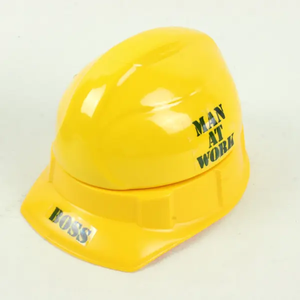Vintage Avon Foreman Yellow Hard Hat Deep Woods After Shave