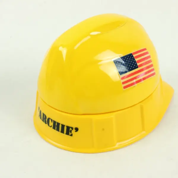Vintage Avon Foreman Yellow Hard Hat Deep Woods After Shave