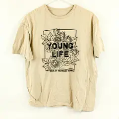 Young Life McKay McNary North Beige T-Shirt Men's Large